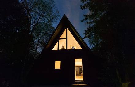 This Canadian A-Frame Home is like a Fairy Tale