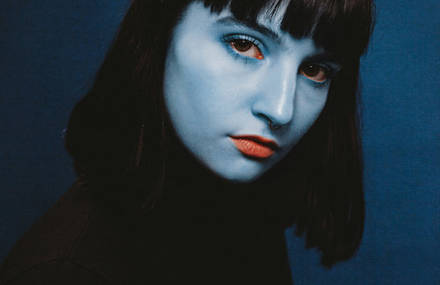 Strange and Striking Blue Women by Etienne Dufresne