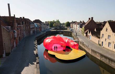 The Peaceful Installation by Selgascano in Bruges