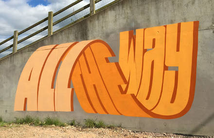 This Street Artist Uses Incredible 3D Typography