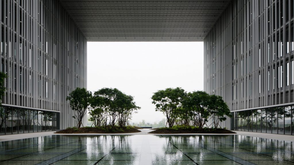 Hanging Garden into the Amorepacific Headquarter