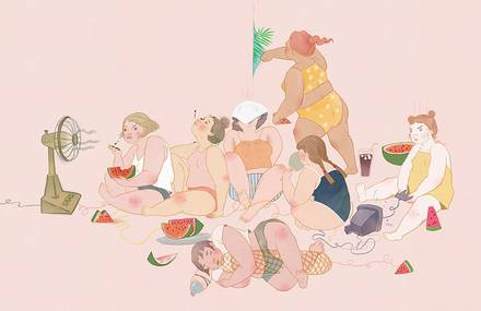 Illustrated Ladies From Various Cultures