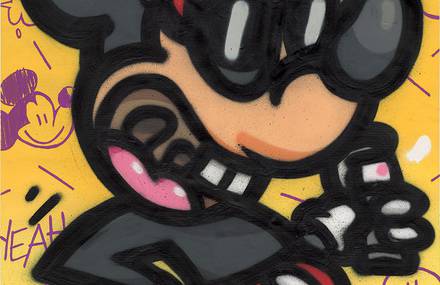 Street Art Creations for Mickey Mouse Celebration