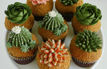Tasty Plants on Cakes & Cupcakes