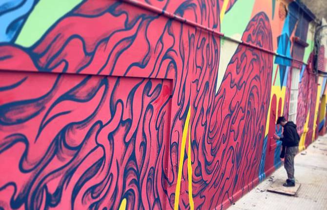 Colored Streets Walls By PARBO