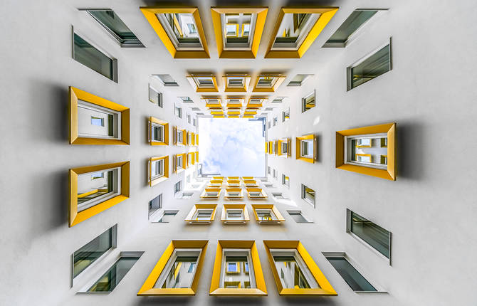 Symmetrical Parts Of Vienna By Zsolt Hlinka