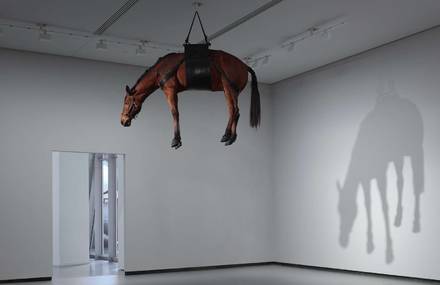 Cattelan Exhibited at Louis Vuitton’s Foundation
