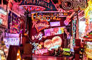 A Cafe Entirely Decorated with Neons