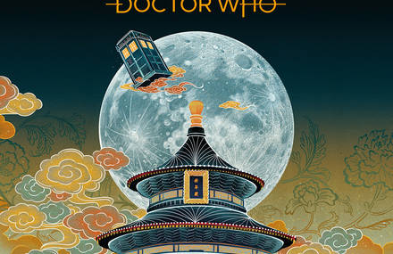 The TARDIS from the Series Doctor Who Comes to China