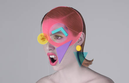 Geometry and Humanity in Bold Visuals