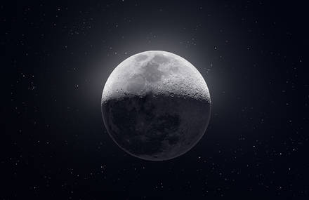 Awesome Moon Picture by Andrew McCarthy