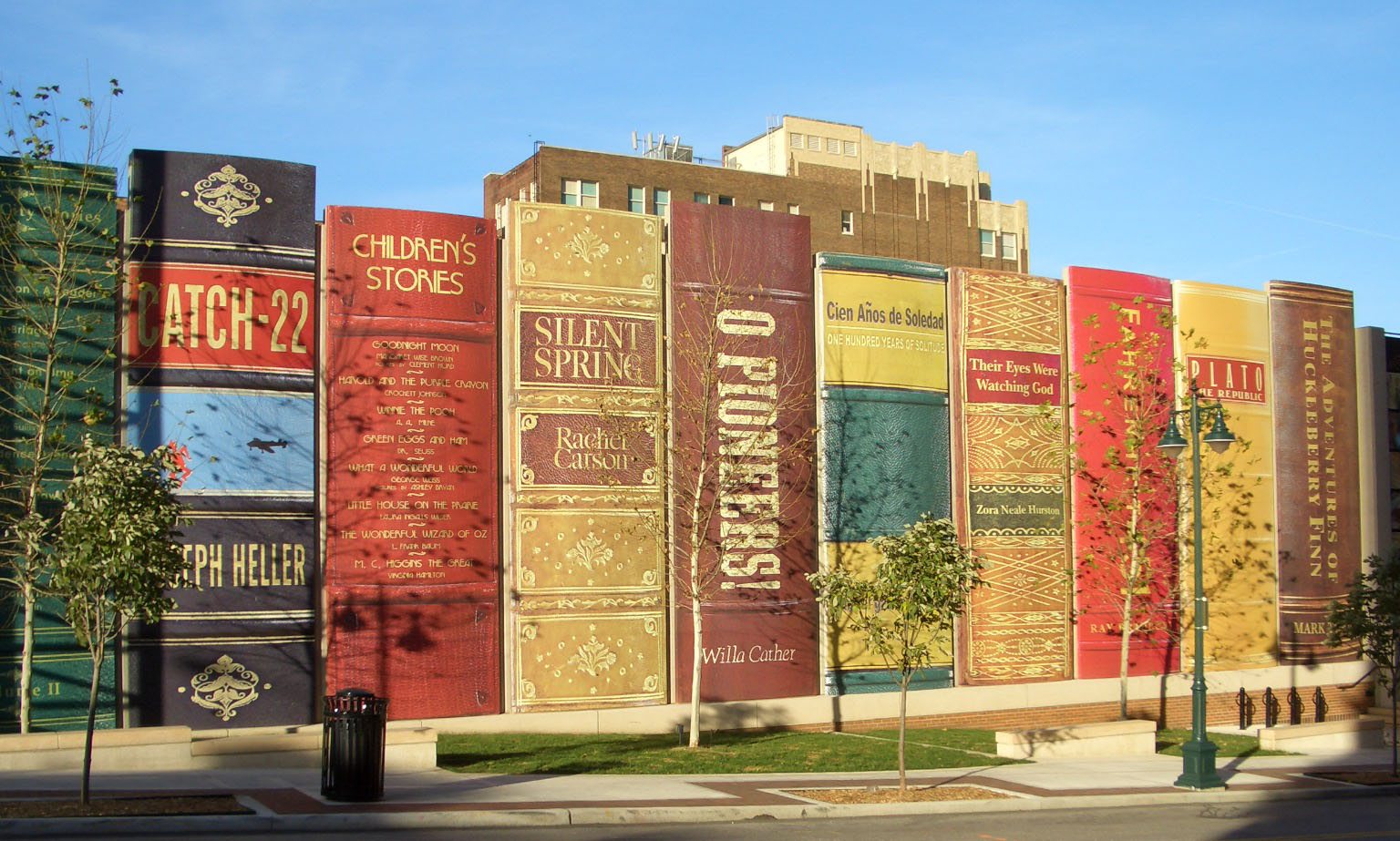 A Giant Book-Shaped Library