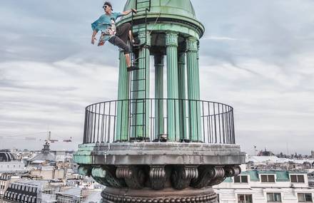 Simon Nogueira Strolling around Parisian Roofs