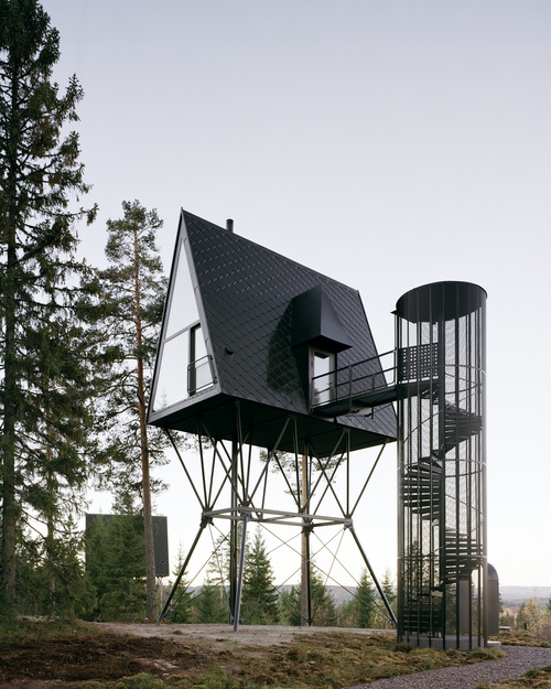 Unique Pan Treetop Cabins by Espen Surnevik