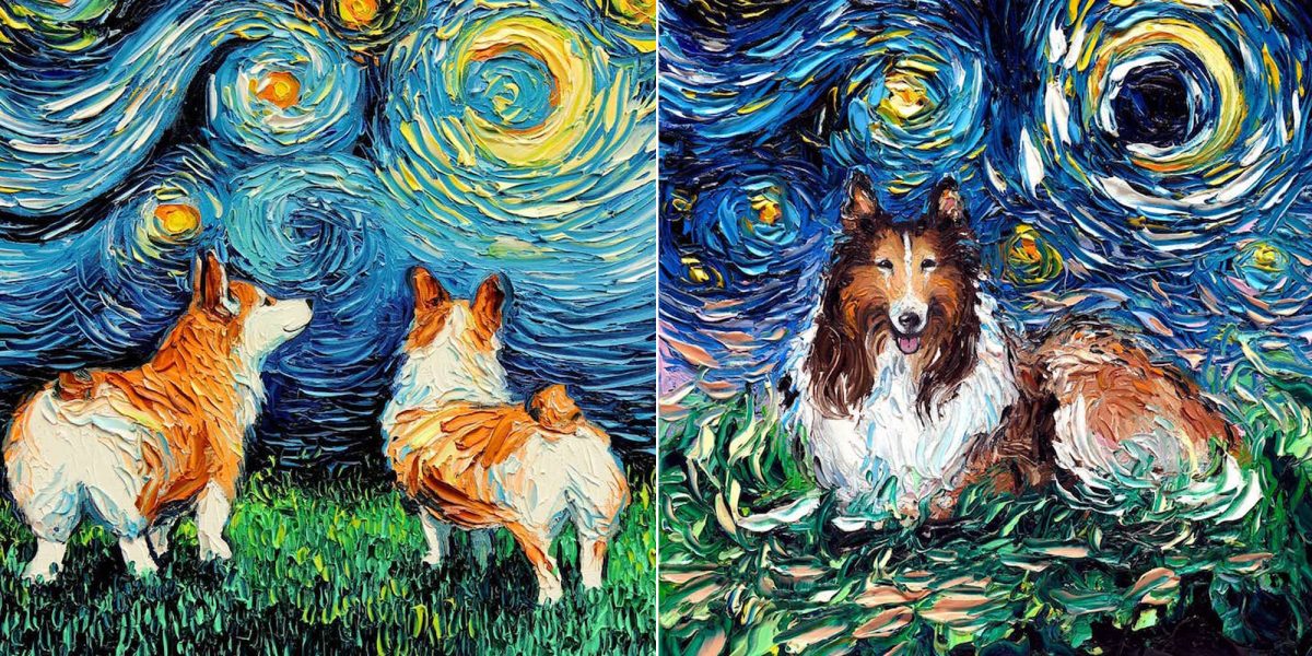 painting with your dog