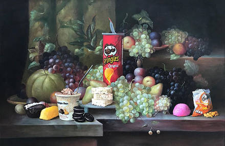 Amazing Pop Culture Still Life Oil Paintings by Dave Pollot