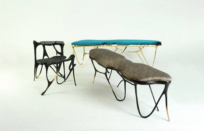 Bold Items of Furniture Looking like Chinese Ink