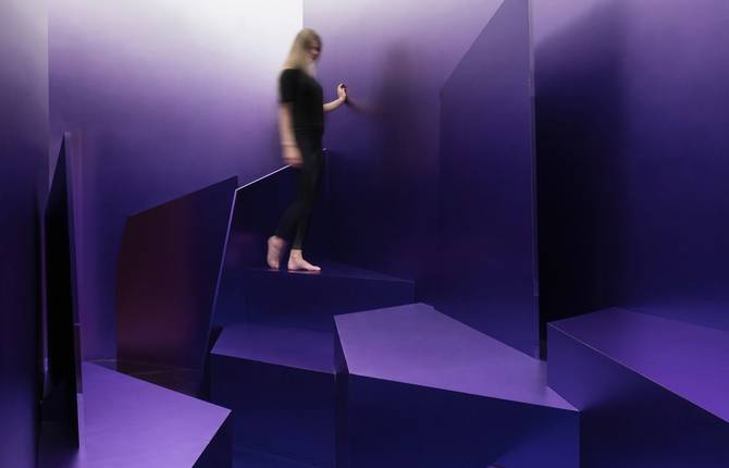 Mesmerizing Purple Art Pavilion in Russia