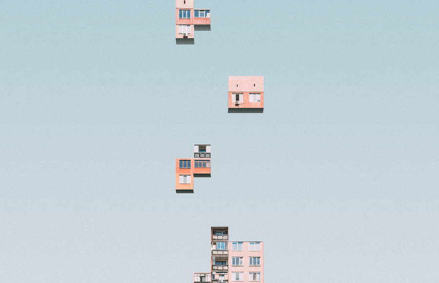 Buildings Turned Into Tetris Blocks