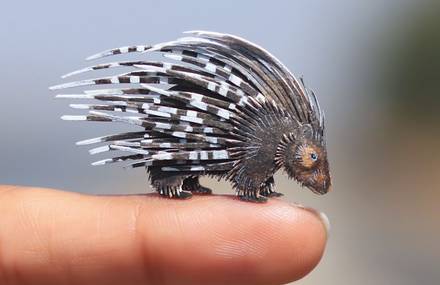 Cute Miniature Animals Made in Paper