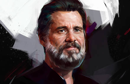 Graphic Portraits of Pop Culture Characters and Celebrities