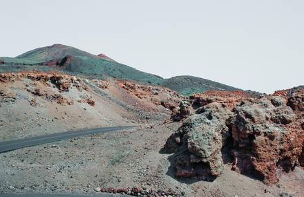 An After Eruption Landscape in Lanzarote