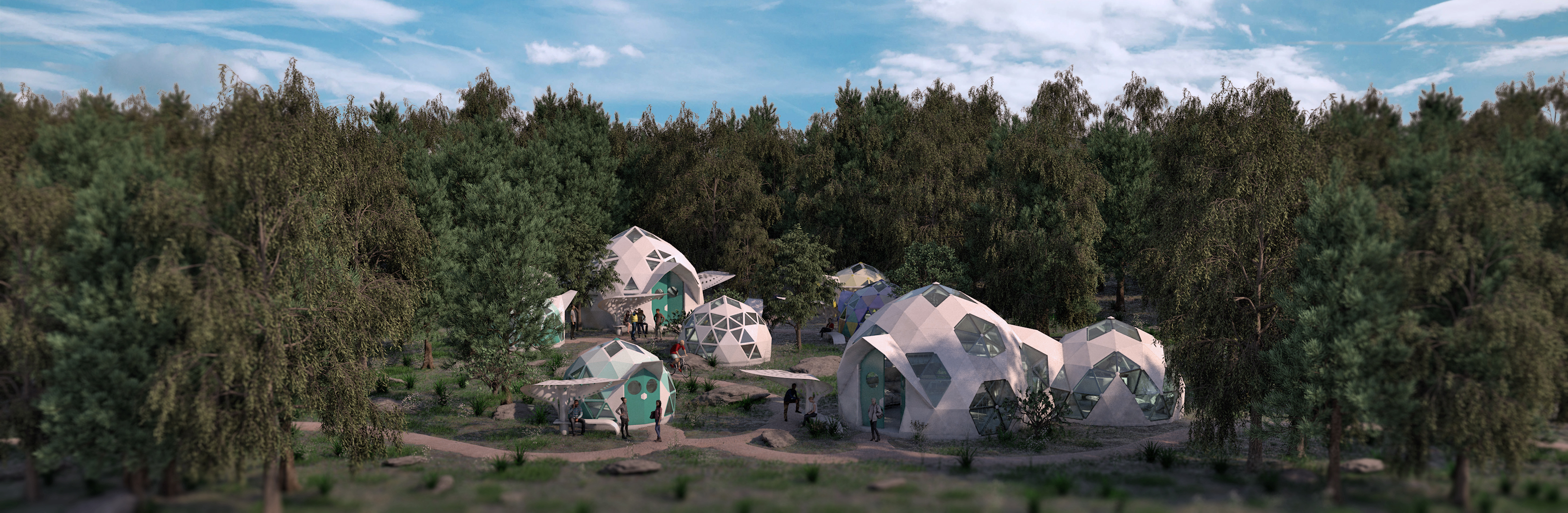 Bioceramic Domes For a Greener Housing Industry