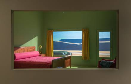 Edward Hopper’s Western Motel Recreated in an Exhibition