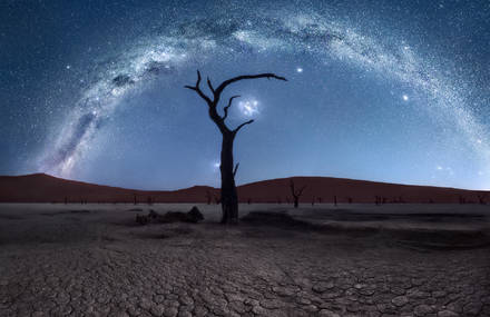 Milky Way in Namib Desert
