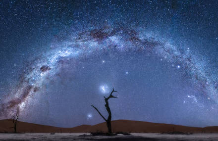 Milky Way in Namib Desert