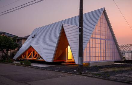 The Tent-Shaped House Making Waves in Japan