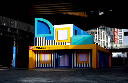 Stunning Installation Signed by Camille Walala for Lego