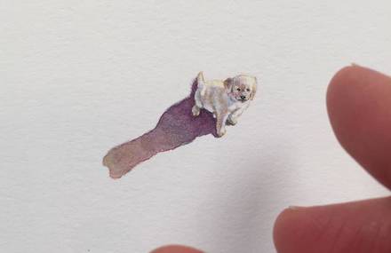 Brooke Rothshank’s Miniature Watercolors