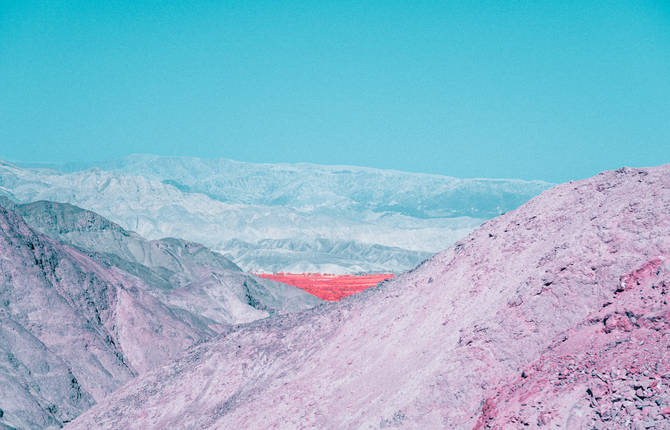 Desert in Peru Shot in Infrared