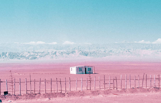 Desert in Peru Shot in Infrared