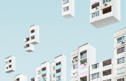 Beautiful Urban Tetris Series in Sofia