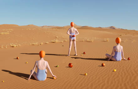 Surrealist Series of Food in the Desert