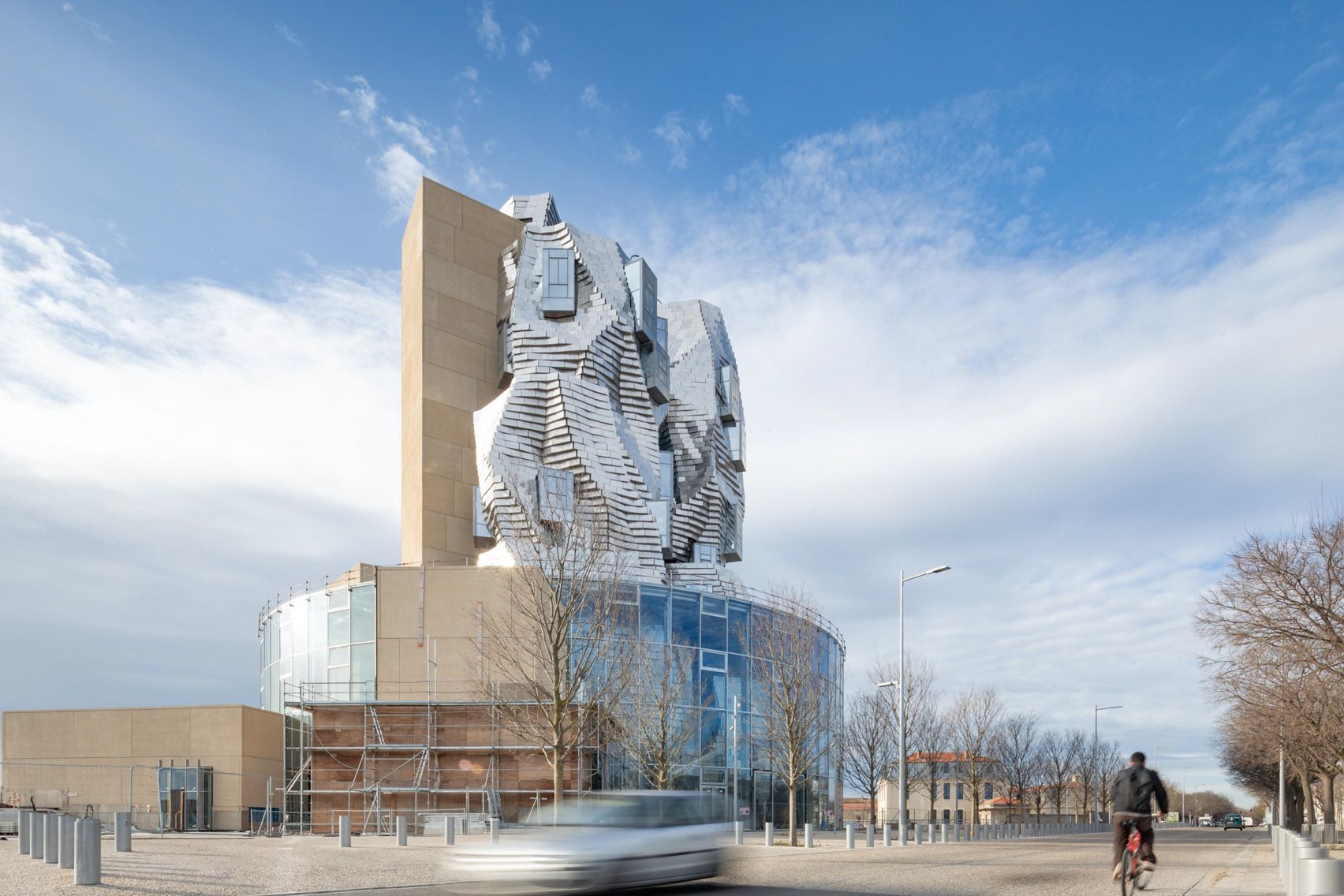 Futuristic Twisted Tower in the South of France