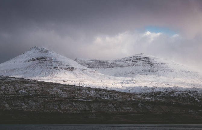 Faroe Islands During Cloudy Winter