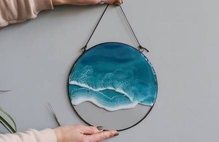 Beautiful Waves Decorations by Anna Paschenko