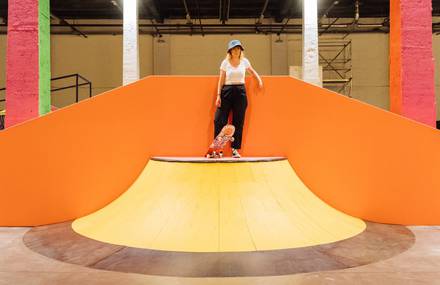 New Colourful Skate Park in Lille