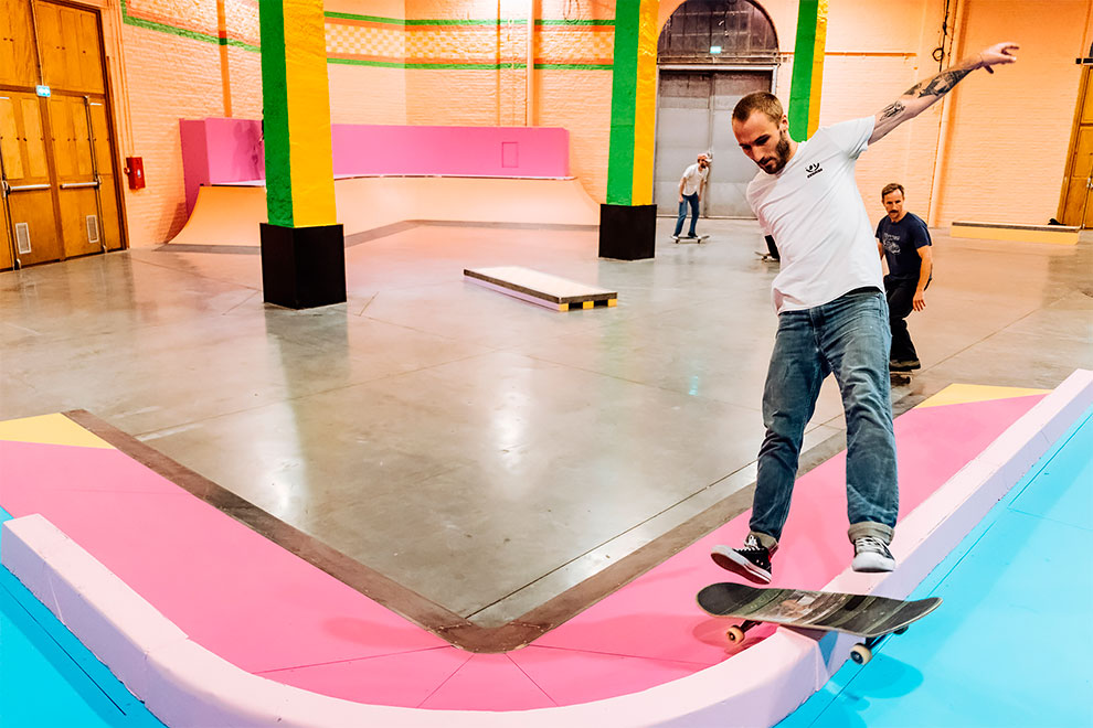 Yinka Ilori Designs A Colourful Skate Park In Lille