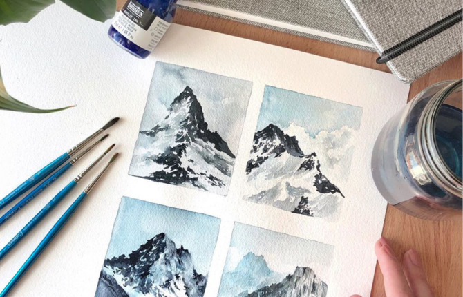 Watercolors Sketches of Landscapes