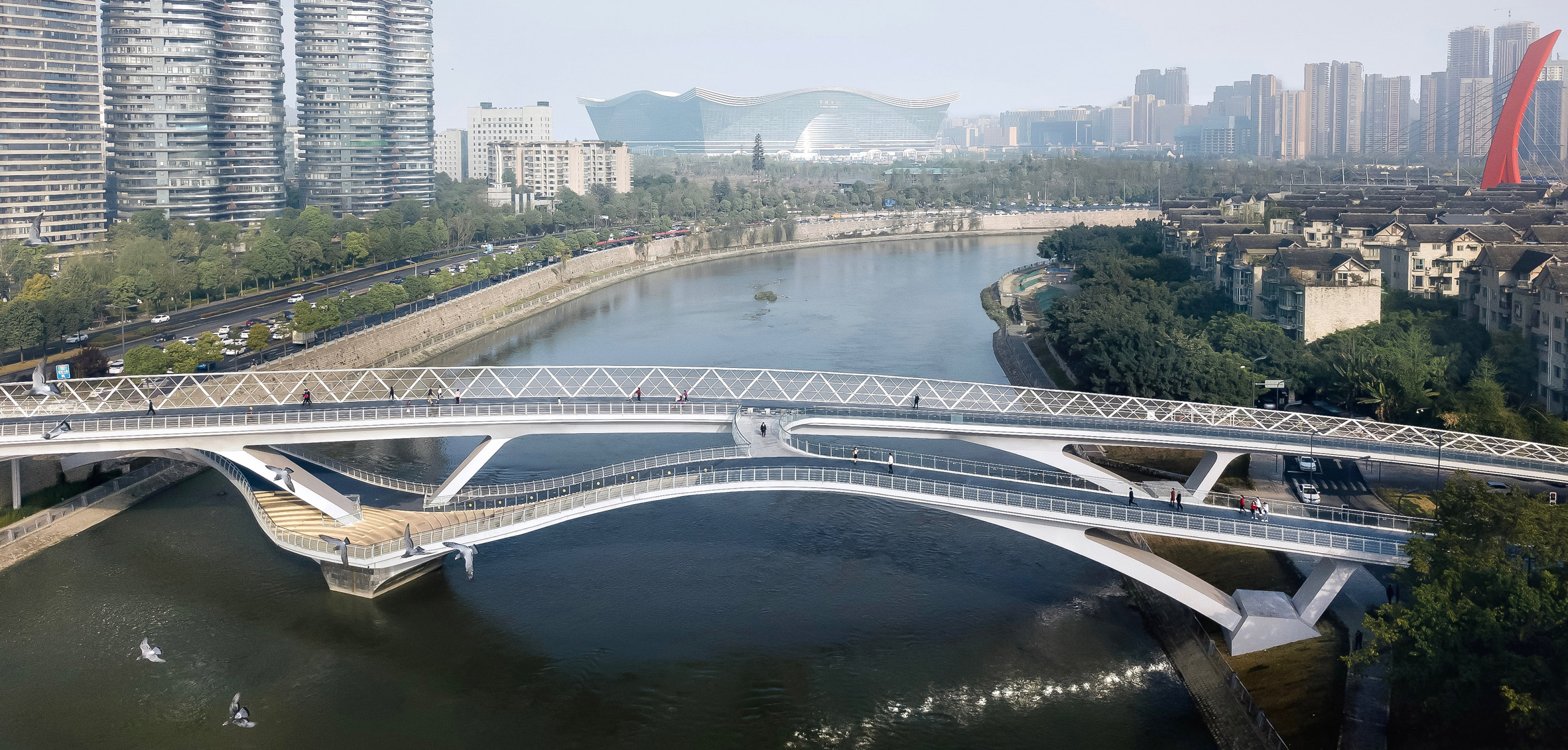 The Infinity Bridge of Chengdu