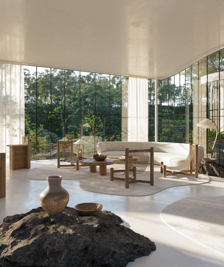 A Jungle House to Live Harmoniously with Nature