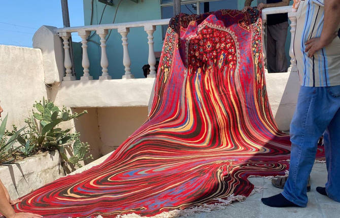 Pouring Rugs by Faig Ahmed