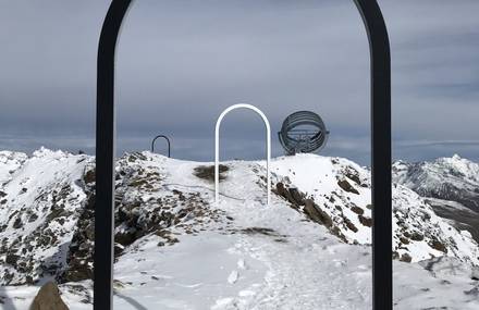 Olafur Eliasson’s Installation on the Top of a Mountain