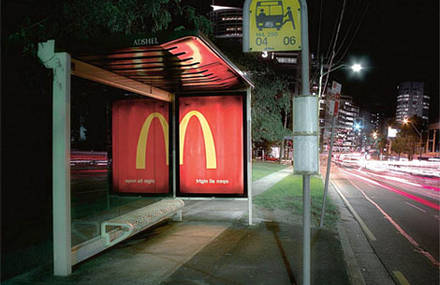 Open all night by McDonald’s