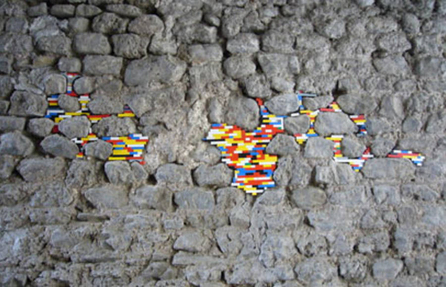 Ancient Walls With Legos
