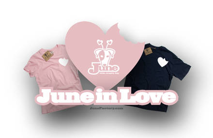 June Factory T-shirt in Love